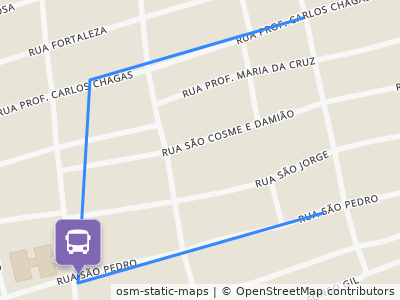 Mapa da parada