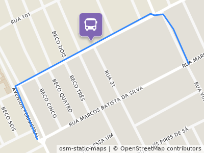 Mapa da parada