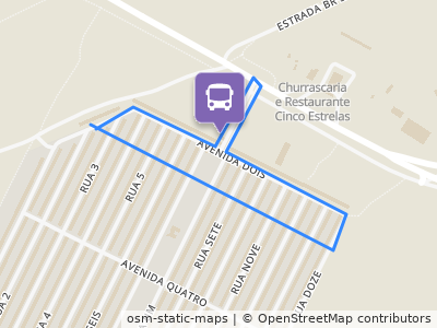 Mapa da parada