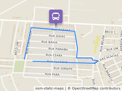 Mapa da parada