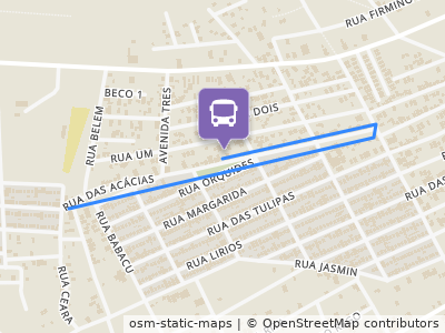 Mapa da parada
