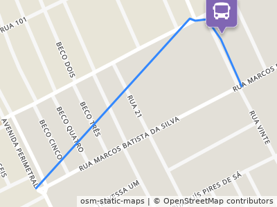 Mapa da parada