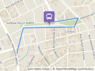 Mapa da parada