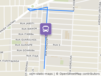 Mapa da parada