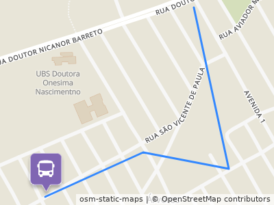 Mapa da parada