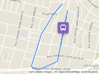 Mapa da parada