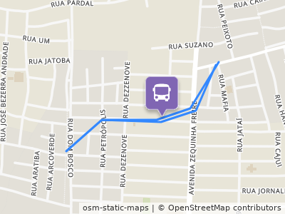 Mapa da parada