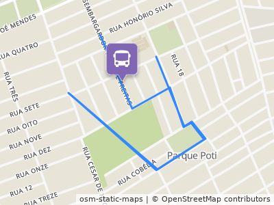 Mapa da parada