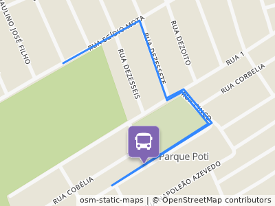 Mapa da parada