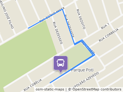 Mapa da parada