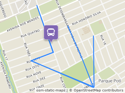 Mapa da parada