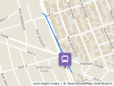 Mapa da parada