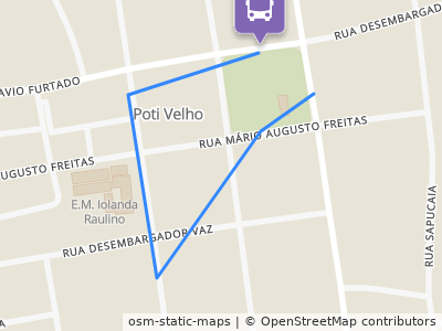 Mapa da parada
