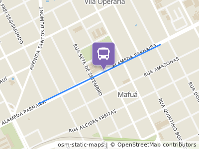 Mapa da parada