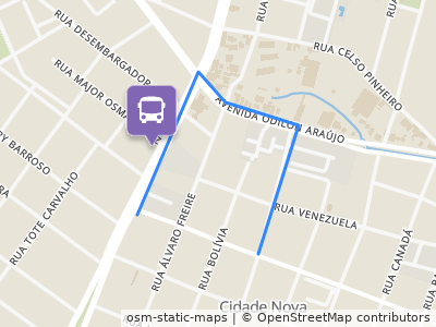 Mapa da parada