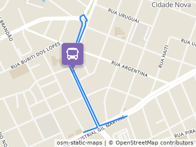 Mapa da parada
