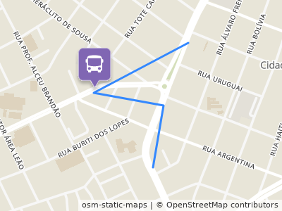 Mapa da parada