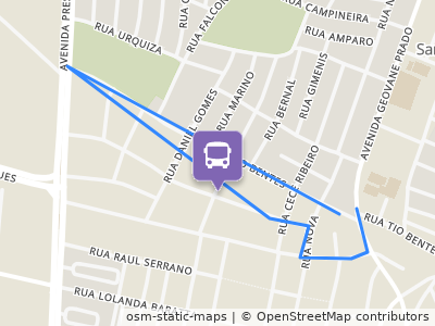 Mapa da parada