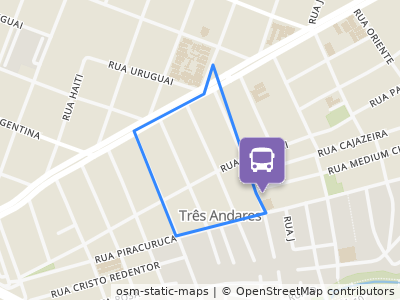 Mapa da parada