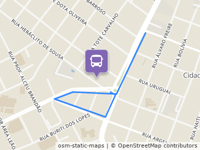 Mapa da parada