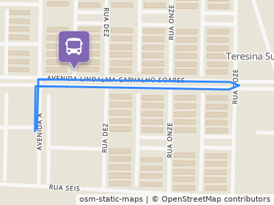 Mapa da parada