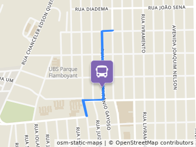 Mapa da parada