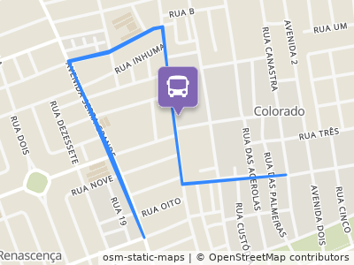 Mapa da parada
