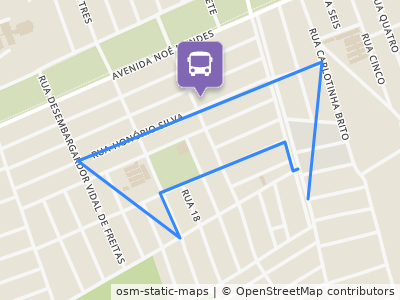 Mapa da parada