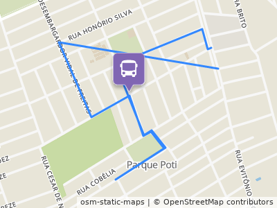 Mapa da parada