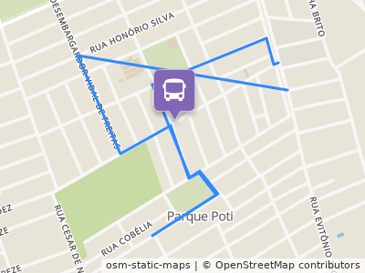 Mapa da parada