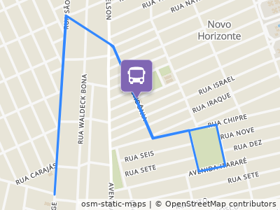 Mapa da parada