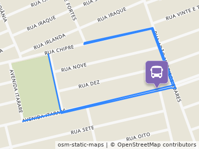 Mapa da parada