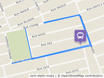 Mapa da parada