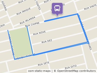 Mapa da parada