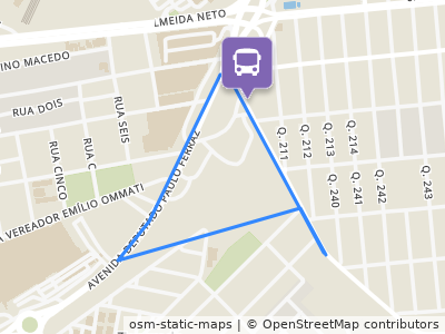 Mapa da parada