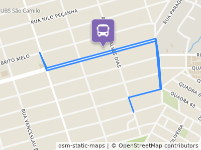 Mapa da parada