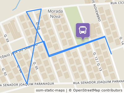 Mapa da parada