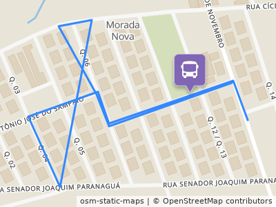 Mapa da parada