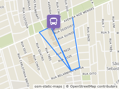 Mapa da parada