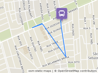 Mapa da parada