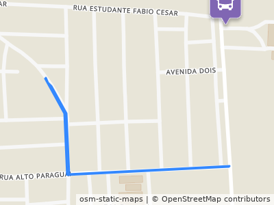 Mapa da parada