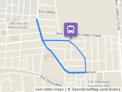 Mapa da parada