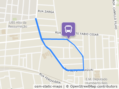 Mapa da parada