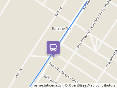 Mapa da parada