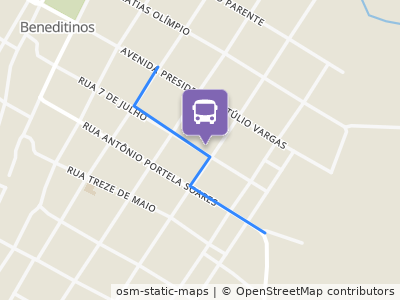 Mapa da parada