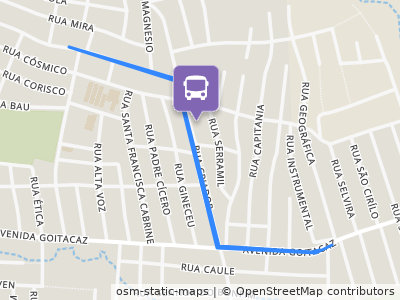 Mapa da parada