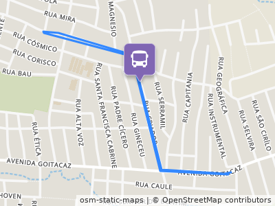 Mapa da parada