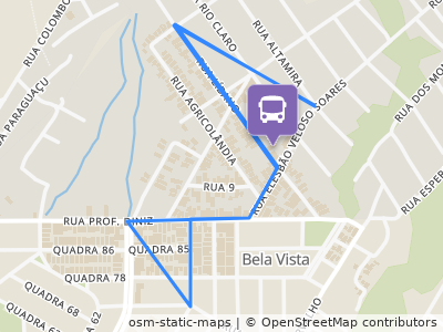 Mapa da parada