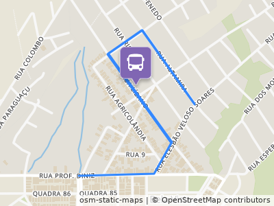 Mapa da parada