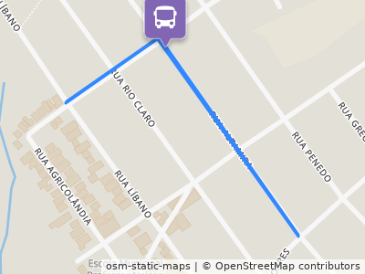 Mapa da parada